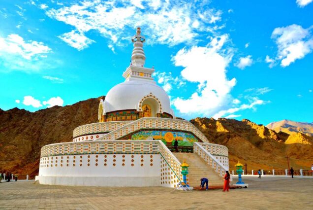 shanti stupa leh ladakh